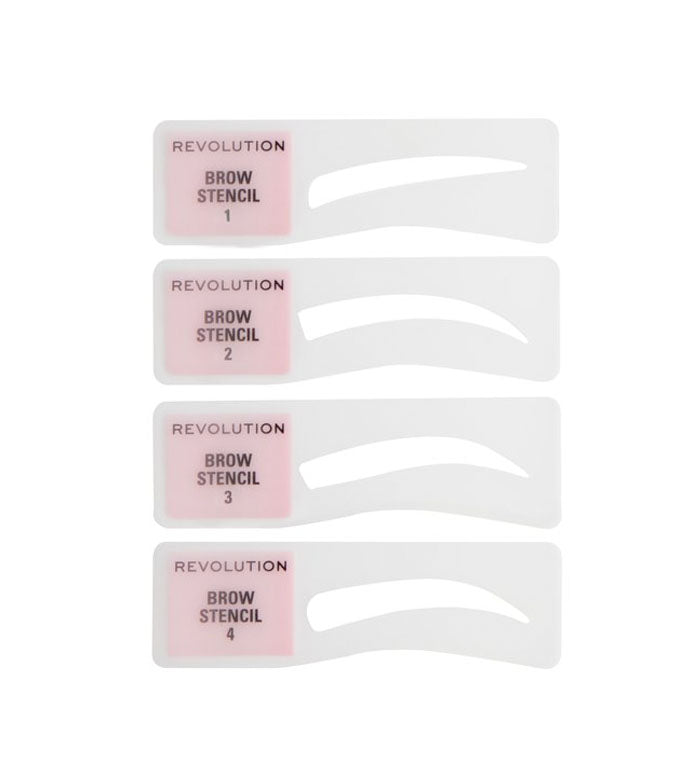 Revolution - Kit de cejas Brow Powder - Dark Brown
