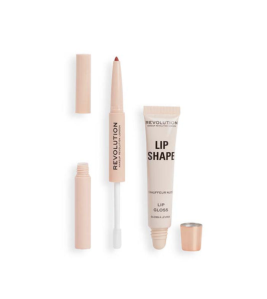 Revolution - Set labbra Lip Shape - Chauffeur Nude