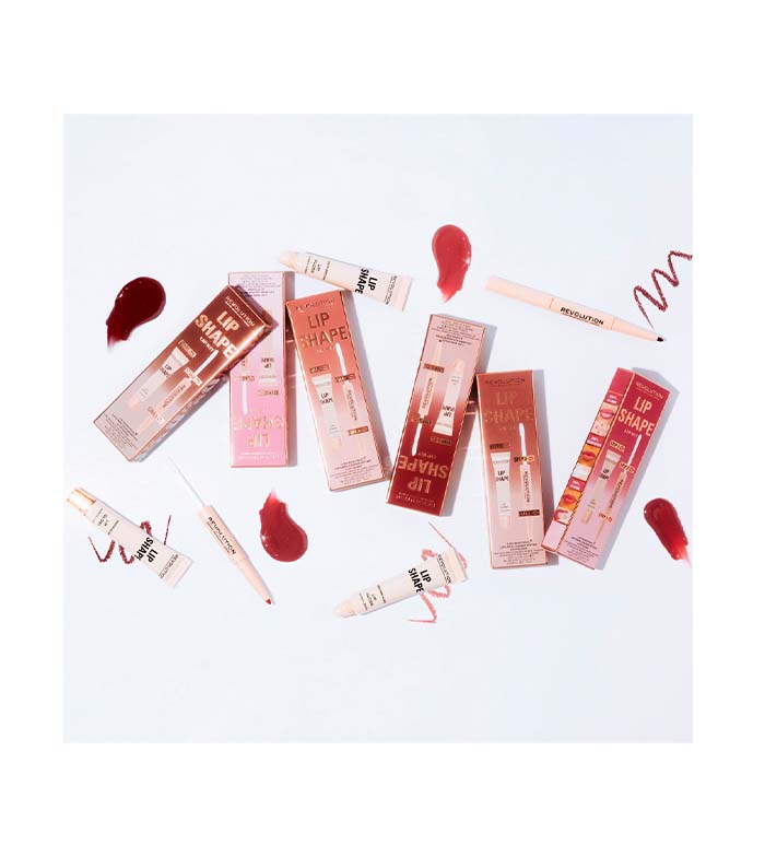 Revolution - Set labbra Lip Shape - Rose Pink