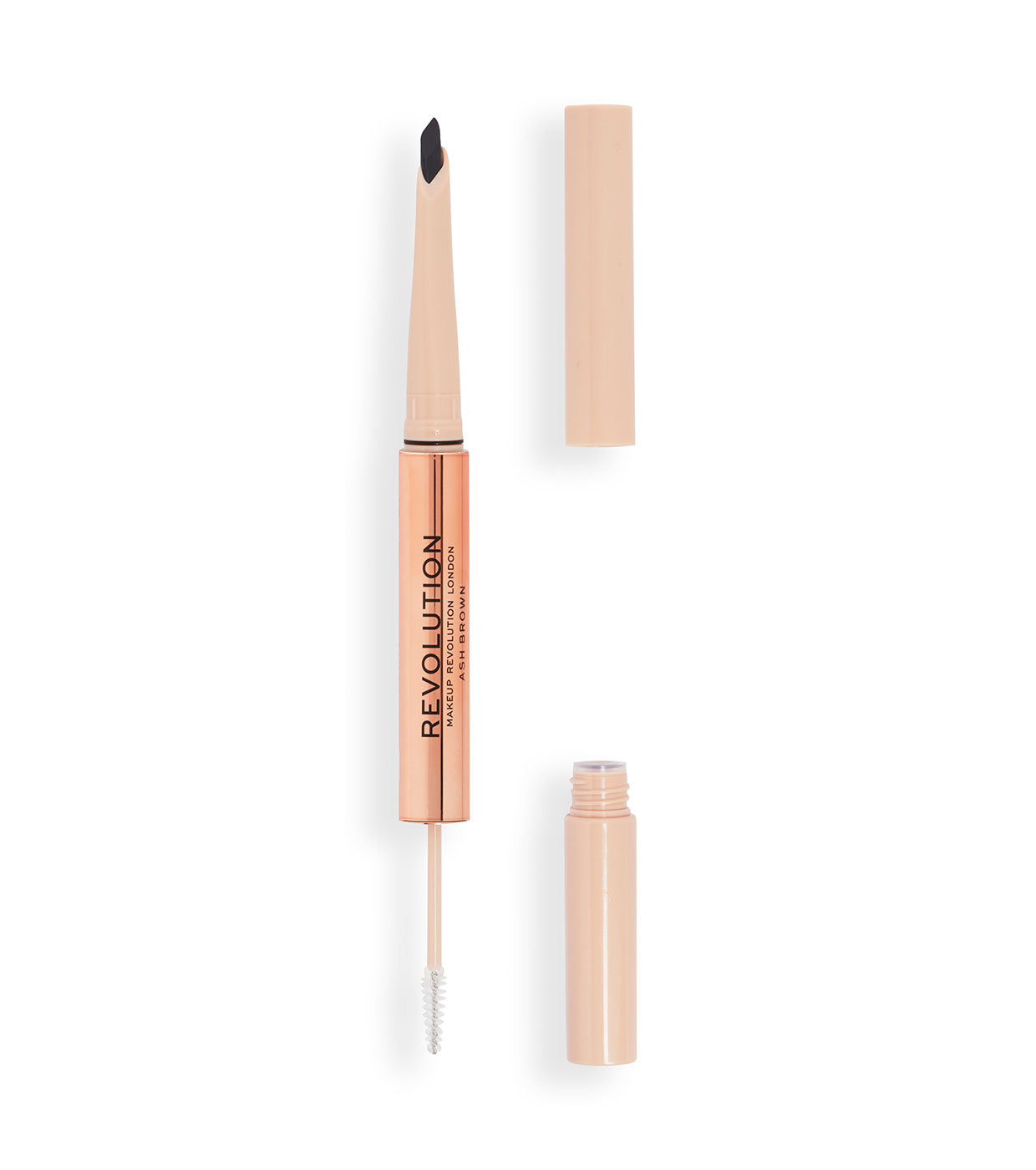Revolution - Lápiz de cejas Fluffy Brow Filter Duo - Dark Brown