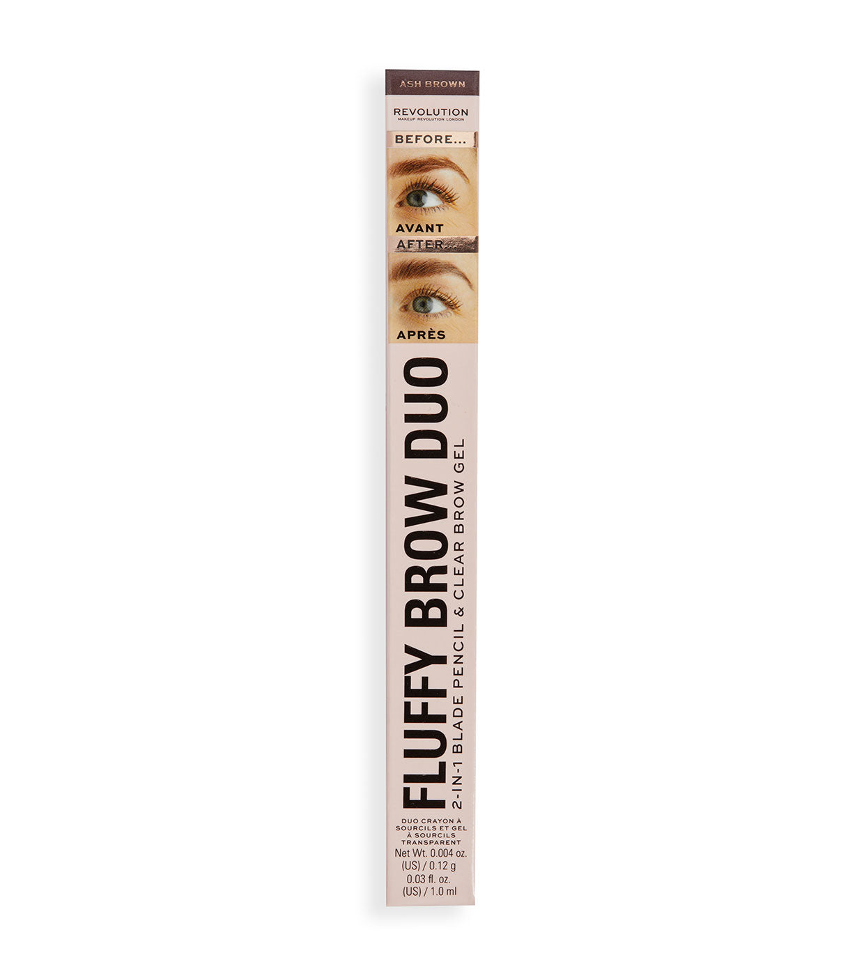 Revolution - Lápiz de cejas Fluffy Brow Filter Duo - Dark Brown