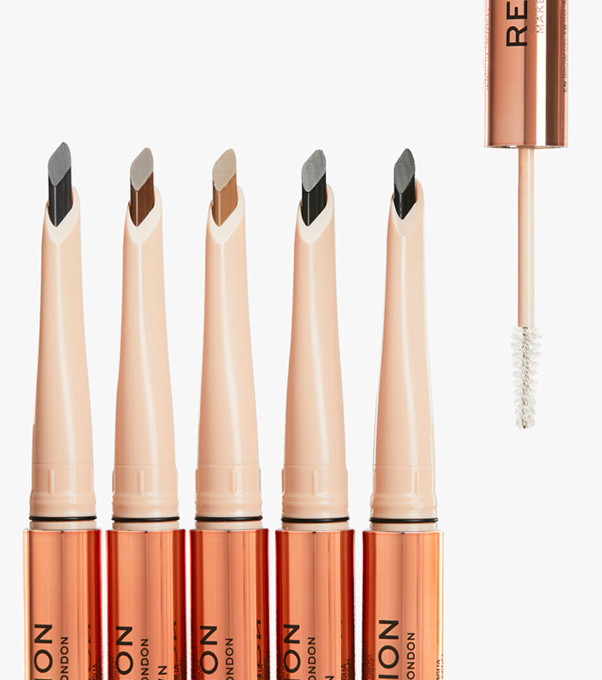 Revolution - Matita Sopracciglia Fluffy Brow Filter Duo - Medium Brown