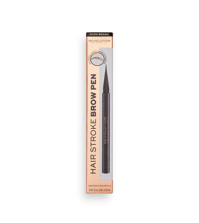Revolution - Lápis de Sobrancelhas Hair Stroke Brow Pen - Dark Brown