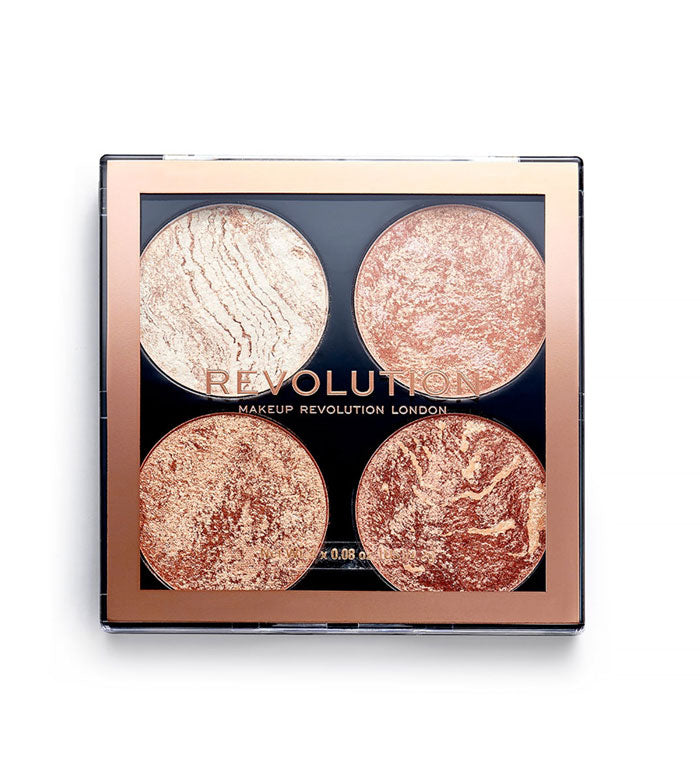 Revolution - Palette illuminanti e bronzer Cheek Kit - Don’t Hold Back