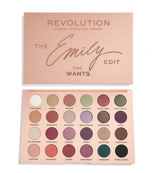 Revolution - Palette di ombretti The Emily Edit - The Wants