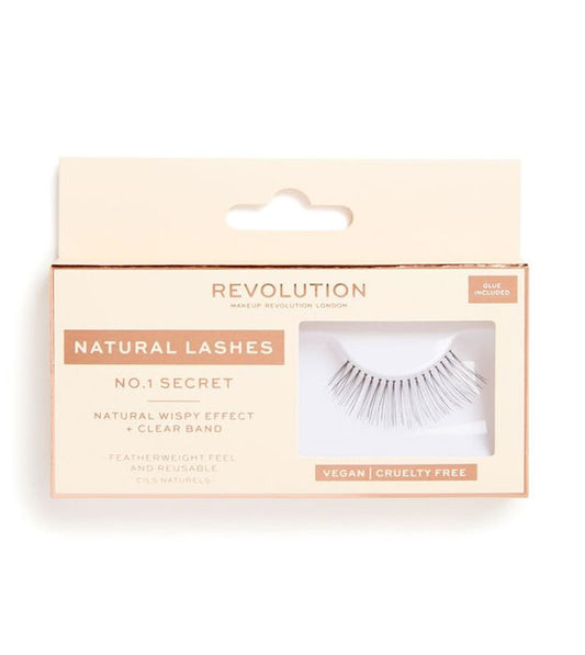 Revolution - Pestanas Falsas Natural Lashes - Nº.1 Secret