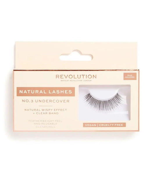 Revolution - Pestanas Falsas Natural Lashes - N.º 3 Undercover