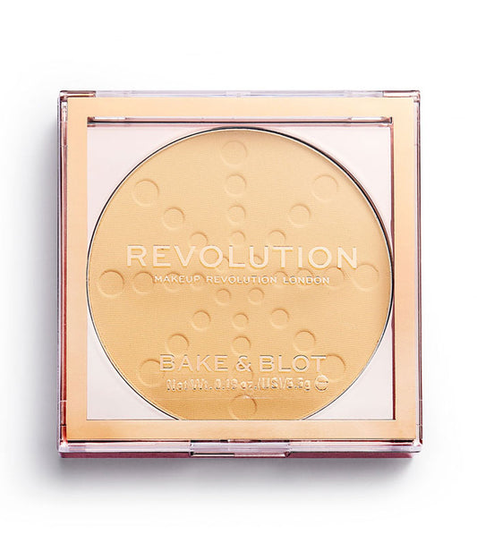 Revolution - Pó Compacto Bake & Blot - Banana Deep