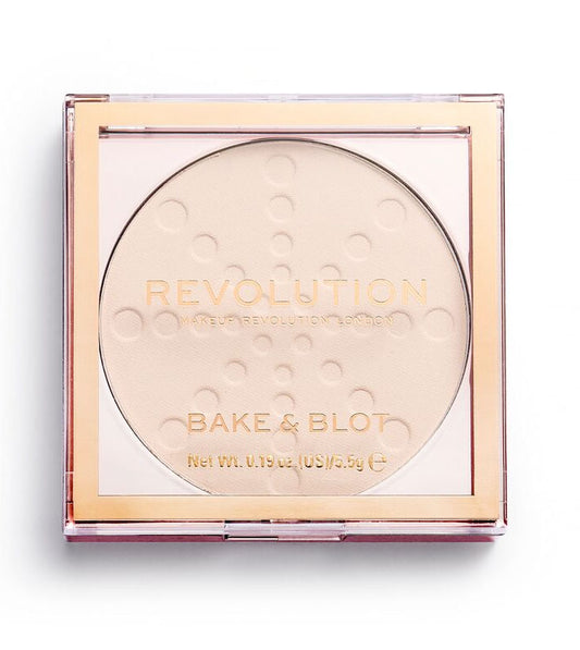 Revolution - Pó Compacto Bake & Blot - Translucent