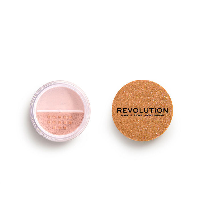 Revolution - *Precious Stone* - Iluminador em pó metalizado - Quartzo Rosa