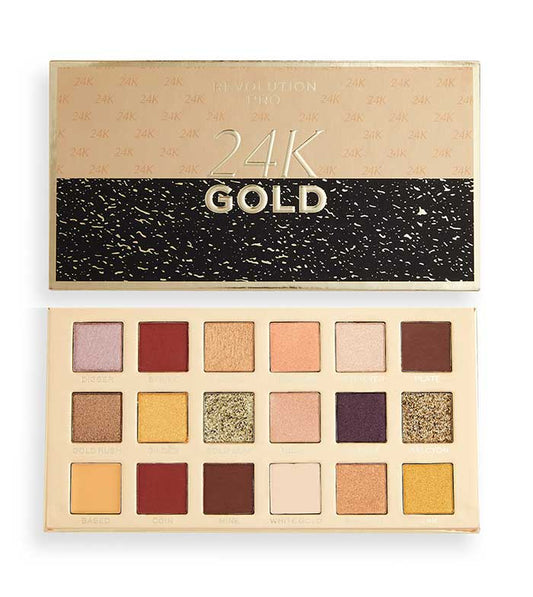 Revolution Pro - *24K Gold* - Palette ombretti 24K Gold