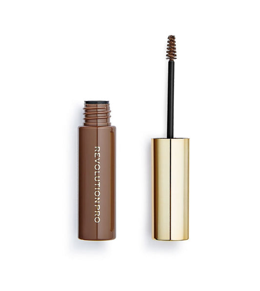 Revolution Pro - Gel de Sobrancelhas Brow Volume and Sculpt Gel - Warm Brown