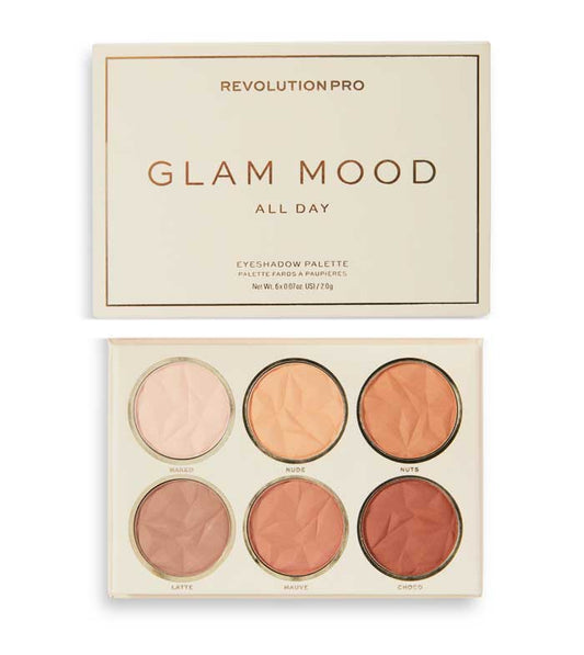 Revolution Pro - *Glam Mood* - Paleta de Sombras - All Day