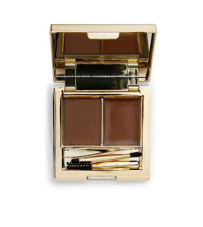 Revolution Pro - Kit de cejas Ultimate Brow Sculpt Kit - Soft Brown