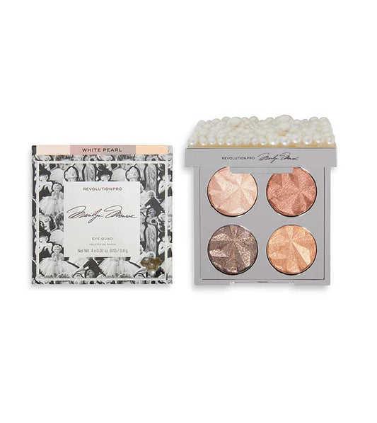 Revolution Pro - *Marilyn Monroe* - Paleta de Sombras Eye Quad - White Pearl