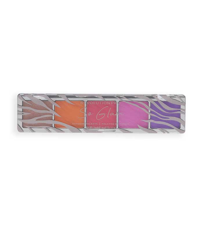 Revolution Pro - Paleta de sombras Glam - So Glam Zebra Brights