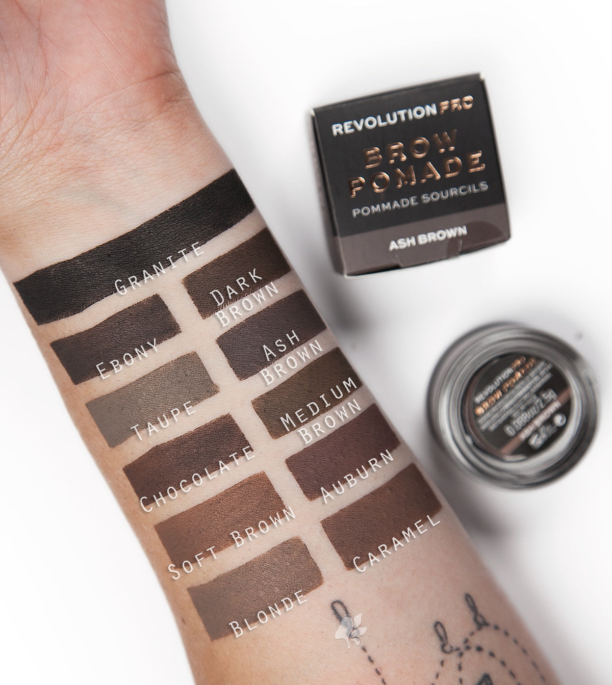 Revolution Pro - Pomata per sopracciglia - Dark Brown