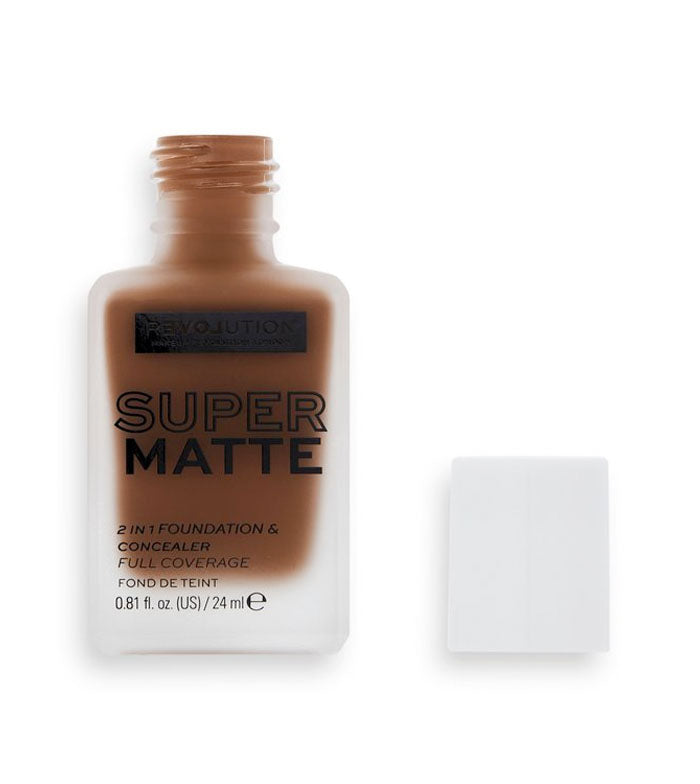 Revolution Relove - Base de maquillaje Super Matte - F15
