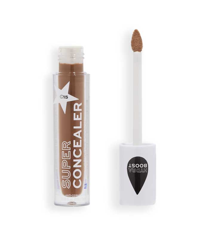 Revolution Relove - Corrector líquido Super Concealer Radiant Matte - C15