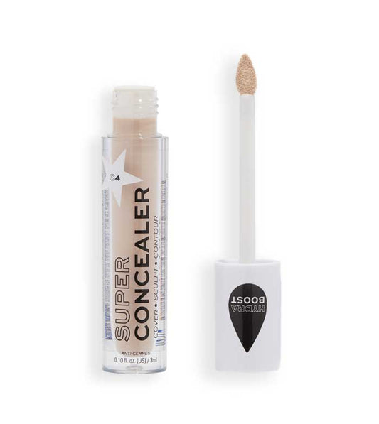 Revolution Relove - Corrector líquido Super Concealer Radiant Matte - C4