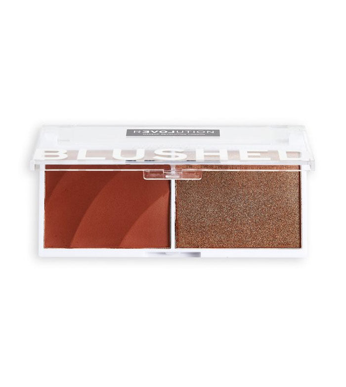 Revolution Relove - Dúo colorete e iluminador Colour Play Blushed - Baby