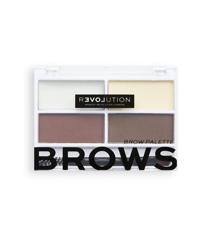 Revolution Relove - Kit de Sobrancelhas Colour Cult Brow Palette - Dark