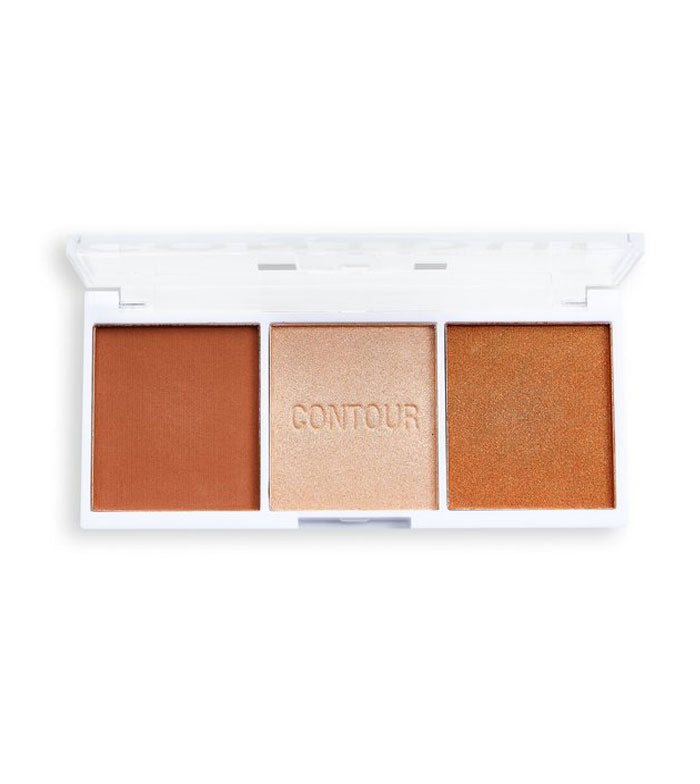 Revolution Relove - Paleta para contorno Colour Play Contour Trio - Baked Sugar