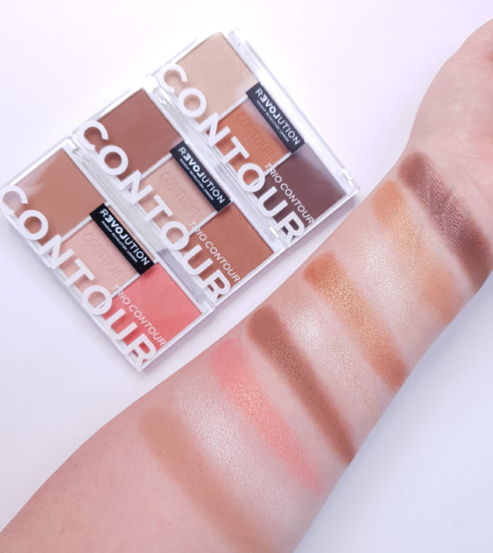 Revolution Relove - Paleta para contorno Colour Play Contour Trio - Baked Sugar