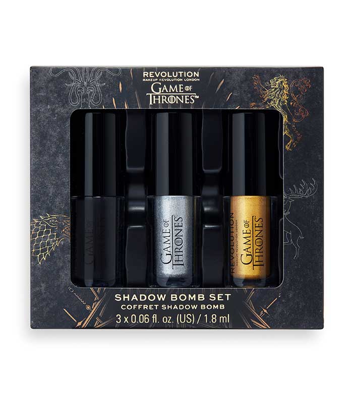 Revolution - *Revolution X Game of Thrones* - Set di ombretti in crema Shadow Bomb