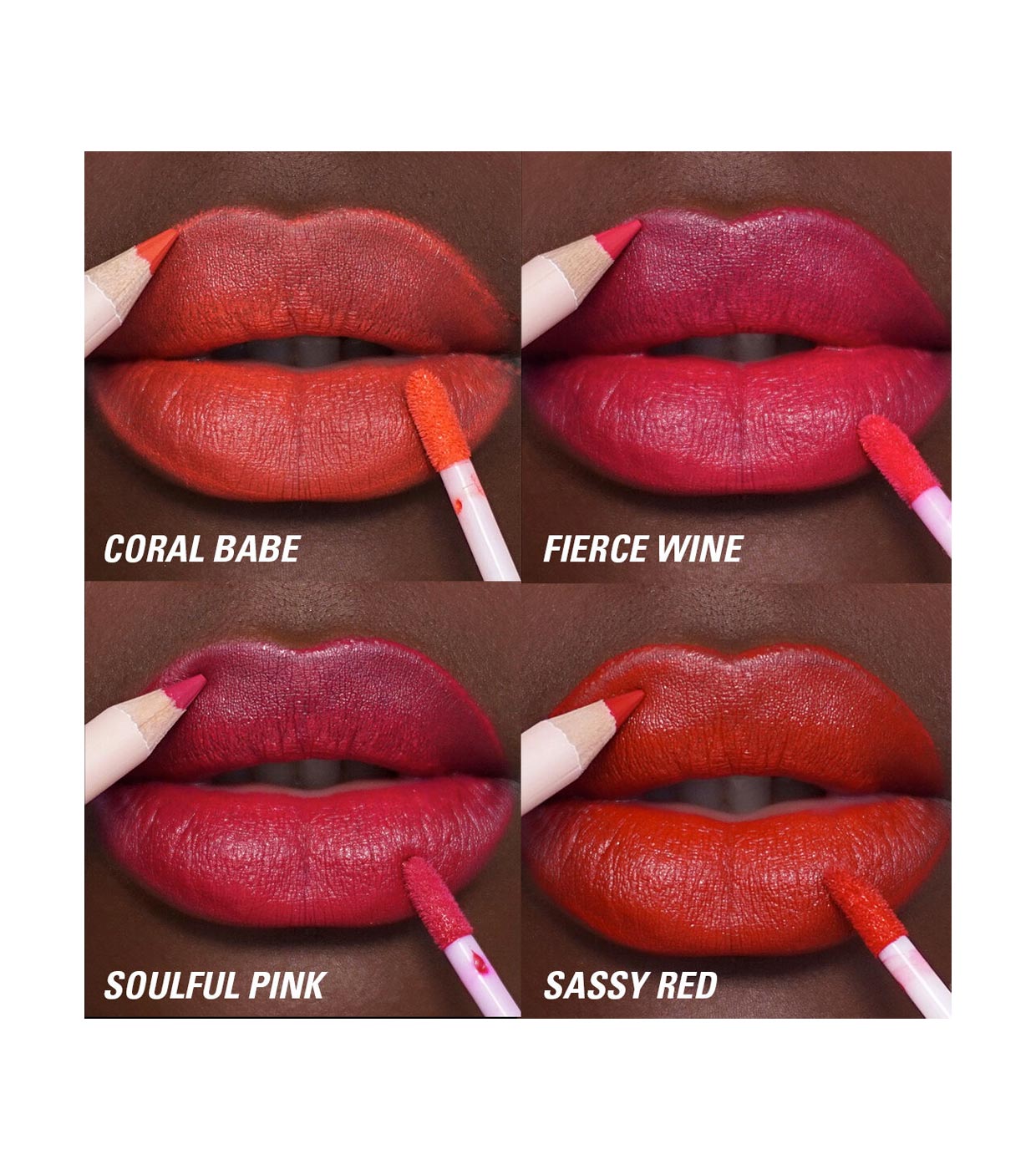 Revolution - Set labbra Lip Contour - Coral Babe