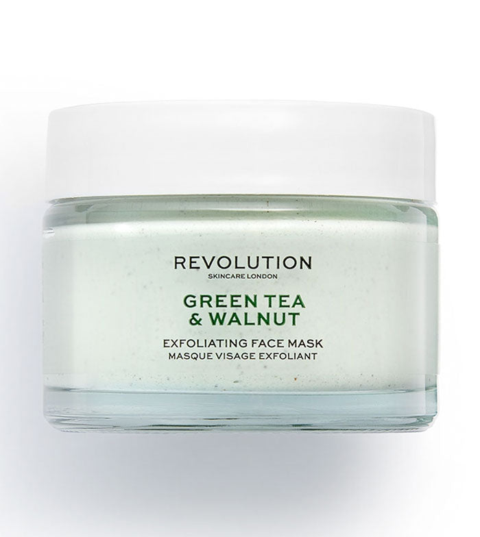 Revolution Skincare - Maschera esfoliante Tè Verde e Noce