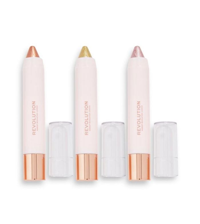 Revolution - *Soft Glamour* - Conjunto de sombras de olhos em stick Shadow Sticks