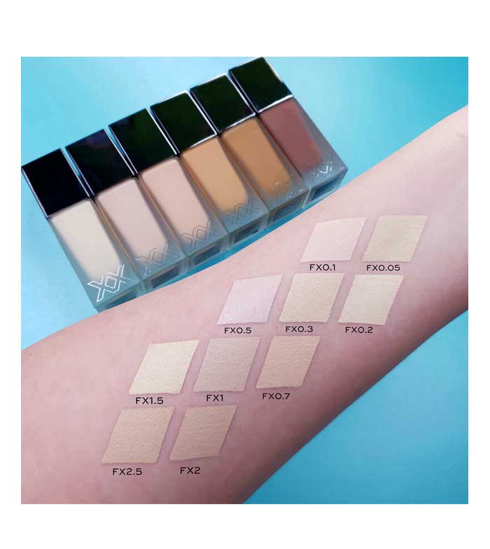 XX Revolution - Base de Maquilhagem Liquid Skin Fauxxdation - FX0.2