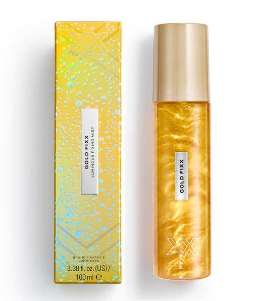 XX Revolution - *MetaliXX* - Spray fixador de maquilhagem Gold FiXX